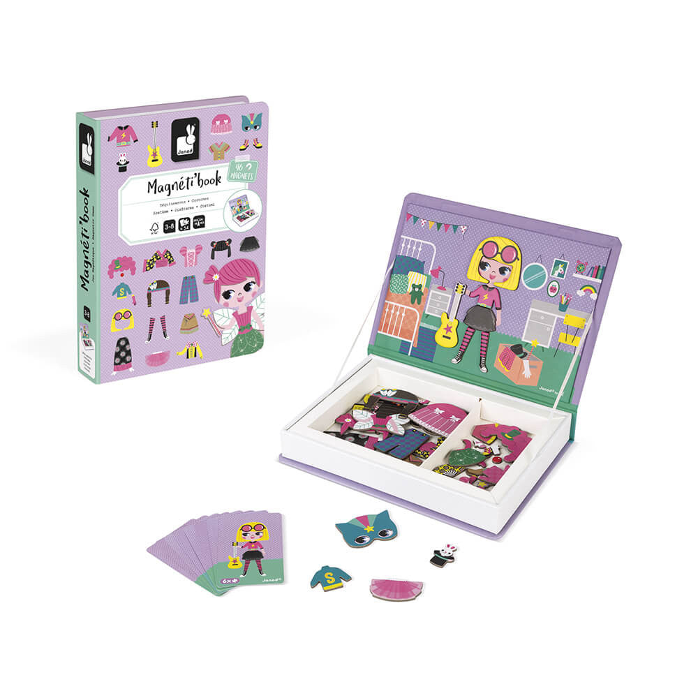 GIRL'S COSTUMES MAGNETI'BOOK Janod
