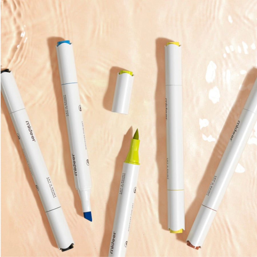 DUAL TIP MARKER 48 Colors Mideer