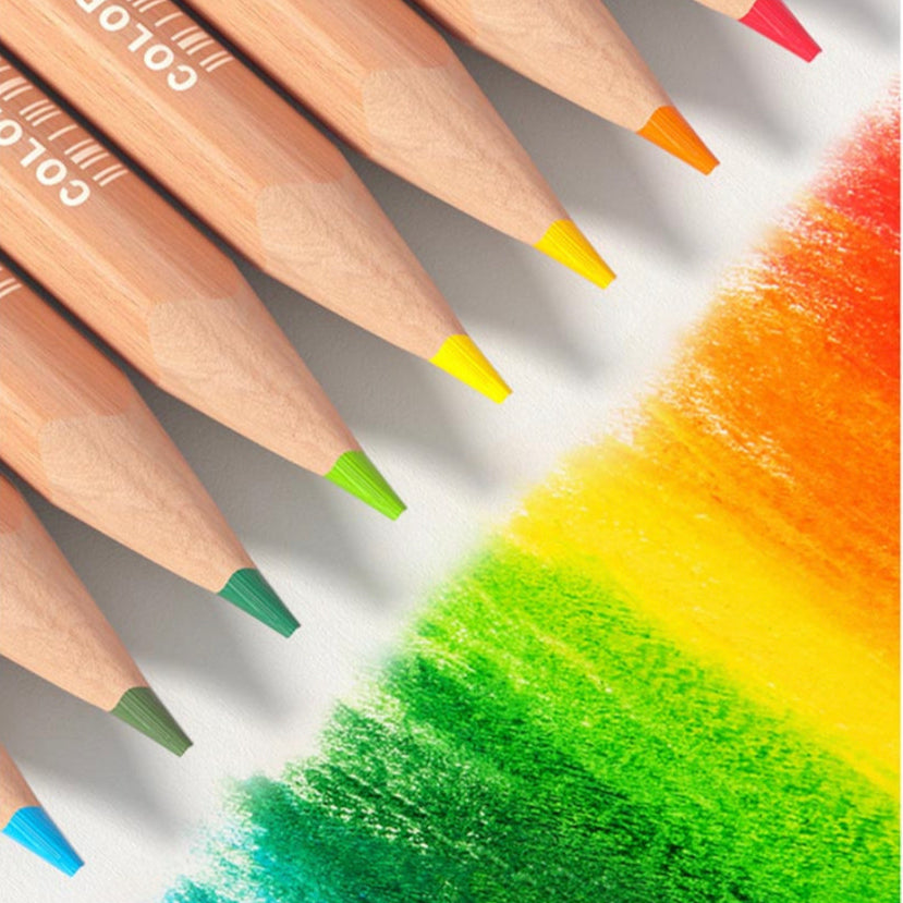 Vibrant Colored Pencil - 24 Colors Mideer