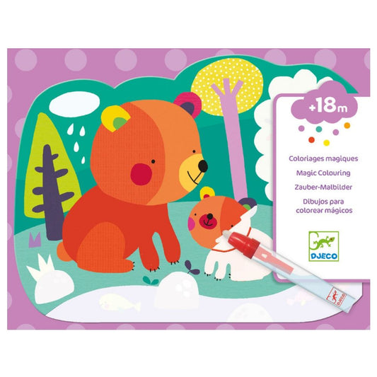Djeco Magic Water Coloring - Hidden in the woods