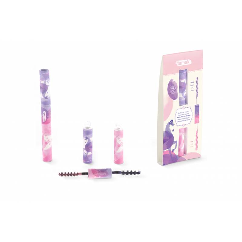 Double tip Mascara Pink & Purple, Namaki
