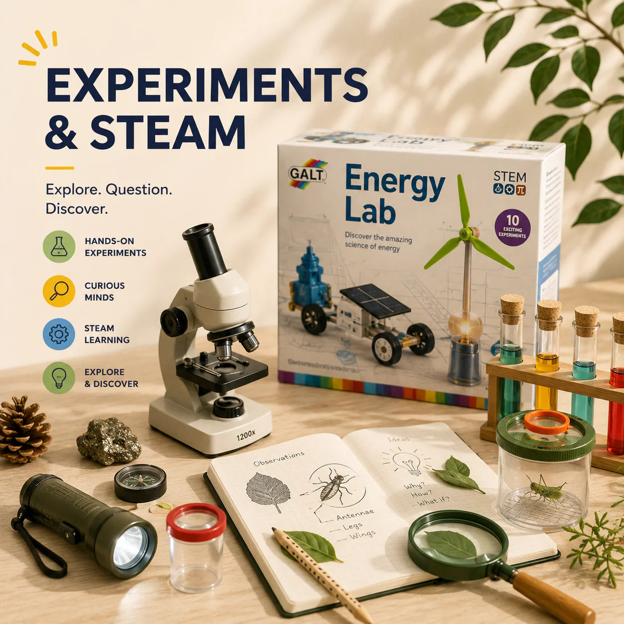 Experiments & STEAM