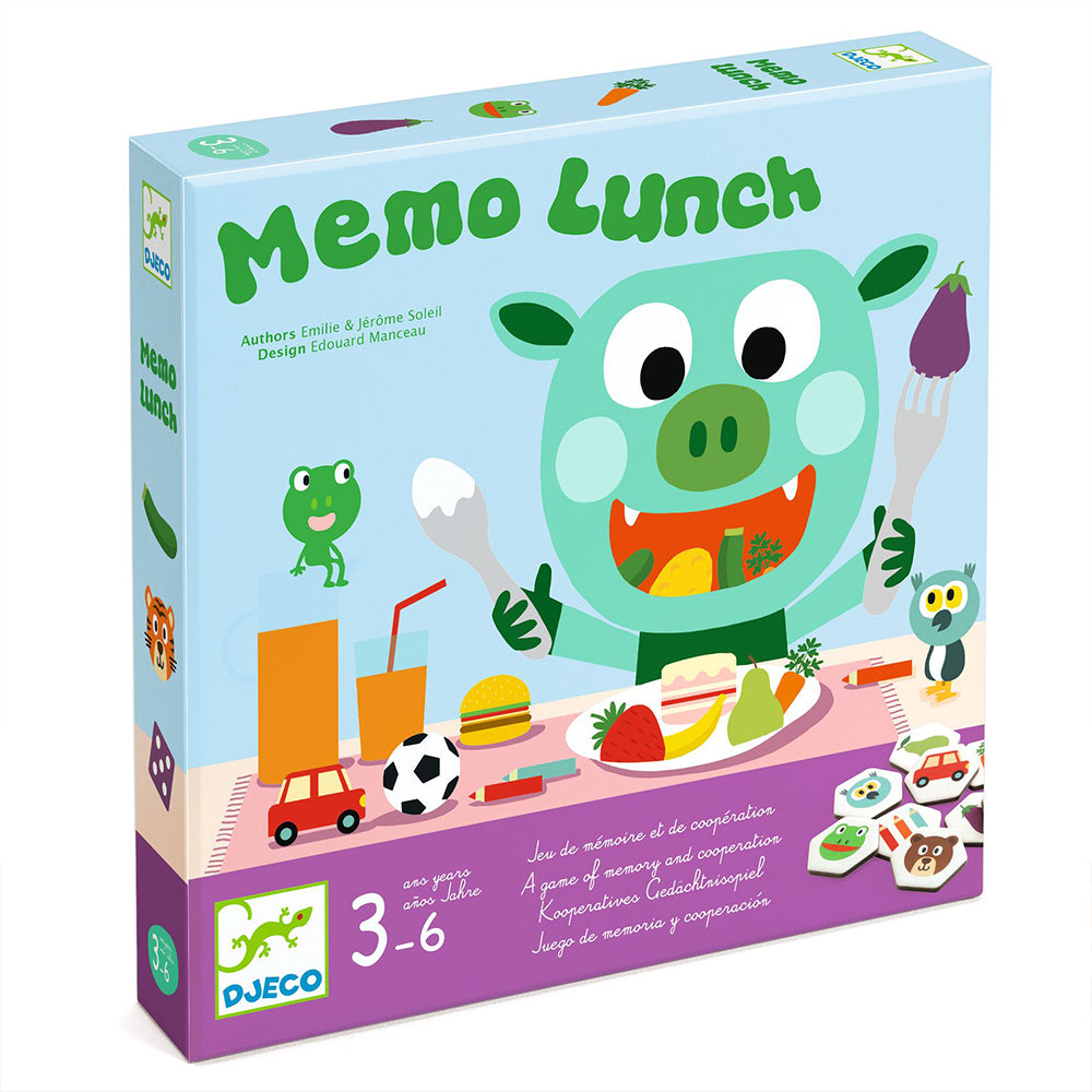 Memo Lunch, Memory Game, 5+, Remember What The Ogre Ate