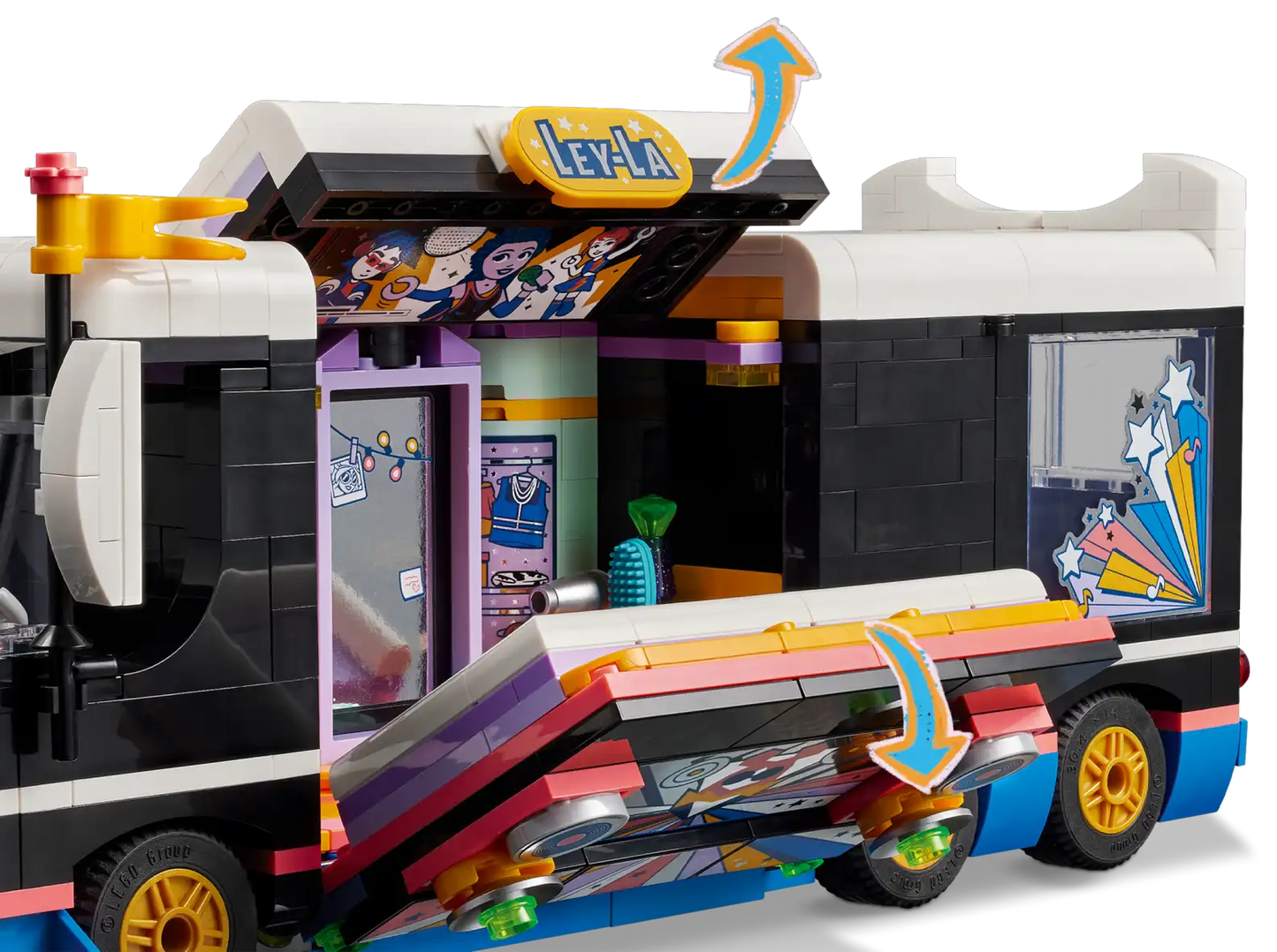 LEGO® Friends Pop Star Music Tour Bus toy playset 42619