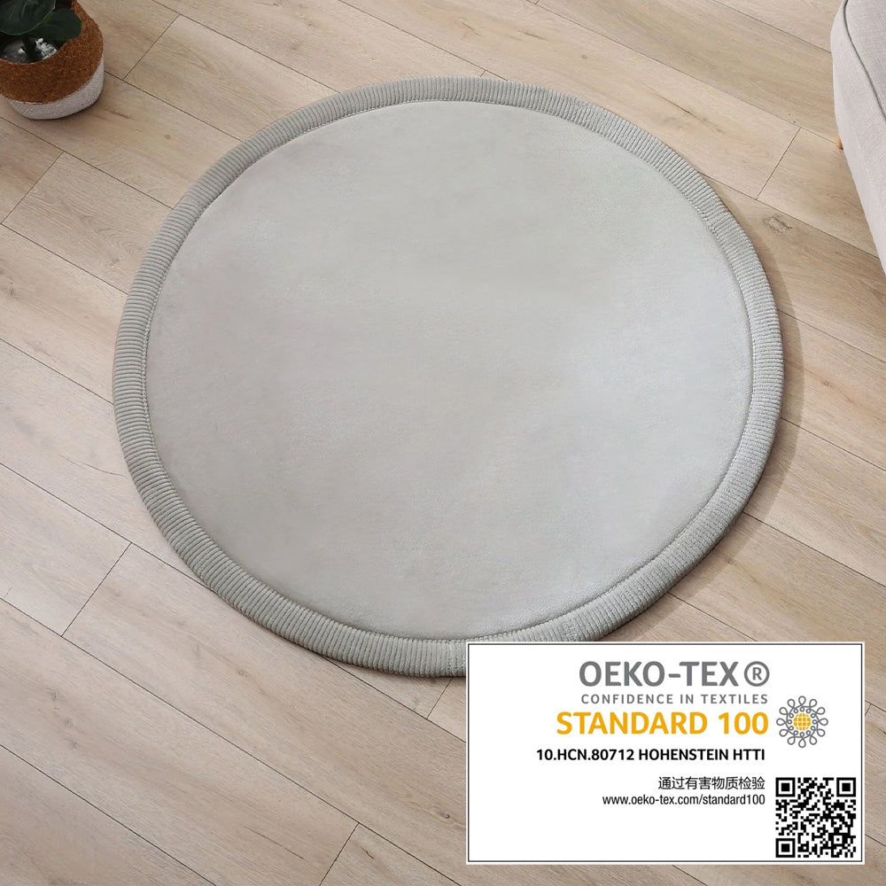 Hakuna Matte Cloud Play Mat - Ligh Grey 120 x 2.5 cm (round)