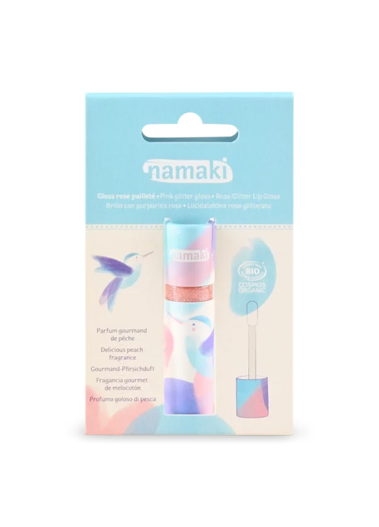 Lip Gloss Glitter Pink