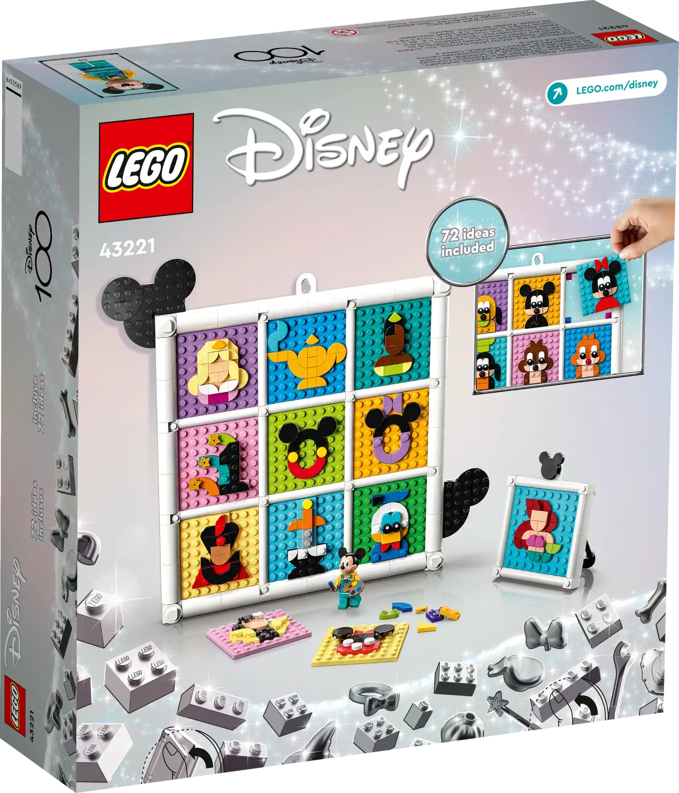 LEGO® ǀ Disney 100 Years of Disney Animation Icons 43221