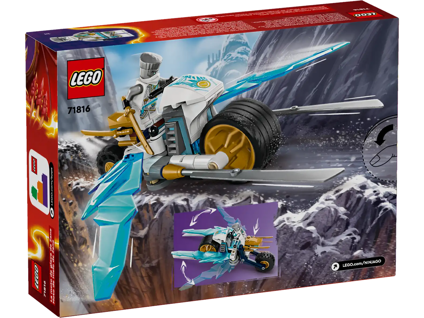 LEGO® NINJAGO® Zane’s Ice Motorcycle toy 71816