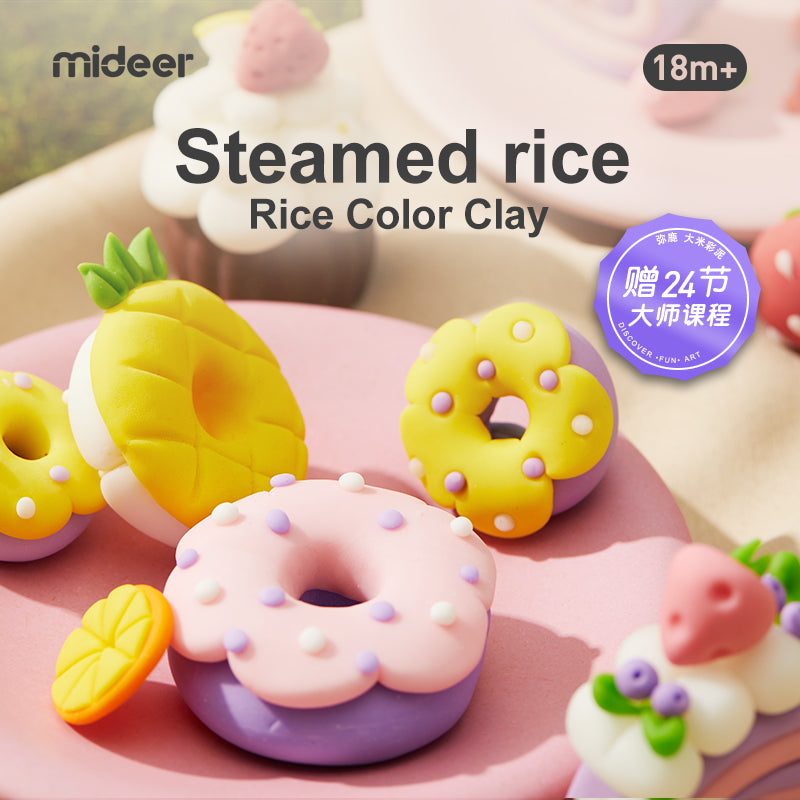 Rice Color Clay - 6 Colors