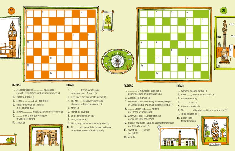 100 Children's Crosswords: Travel, Usborne