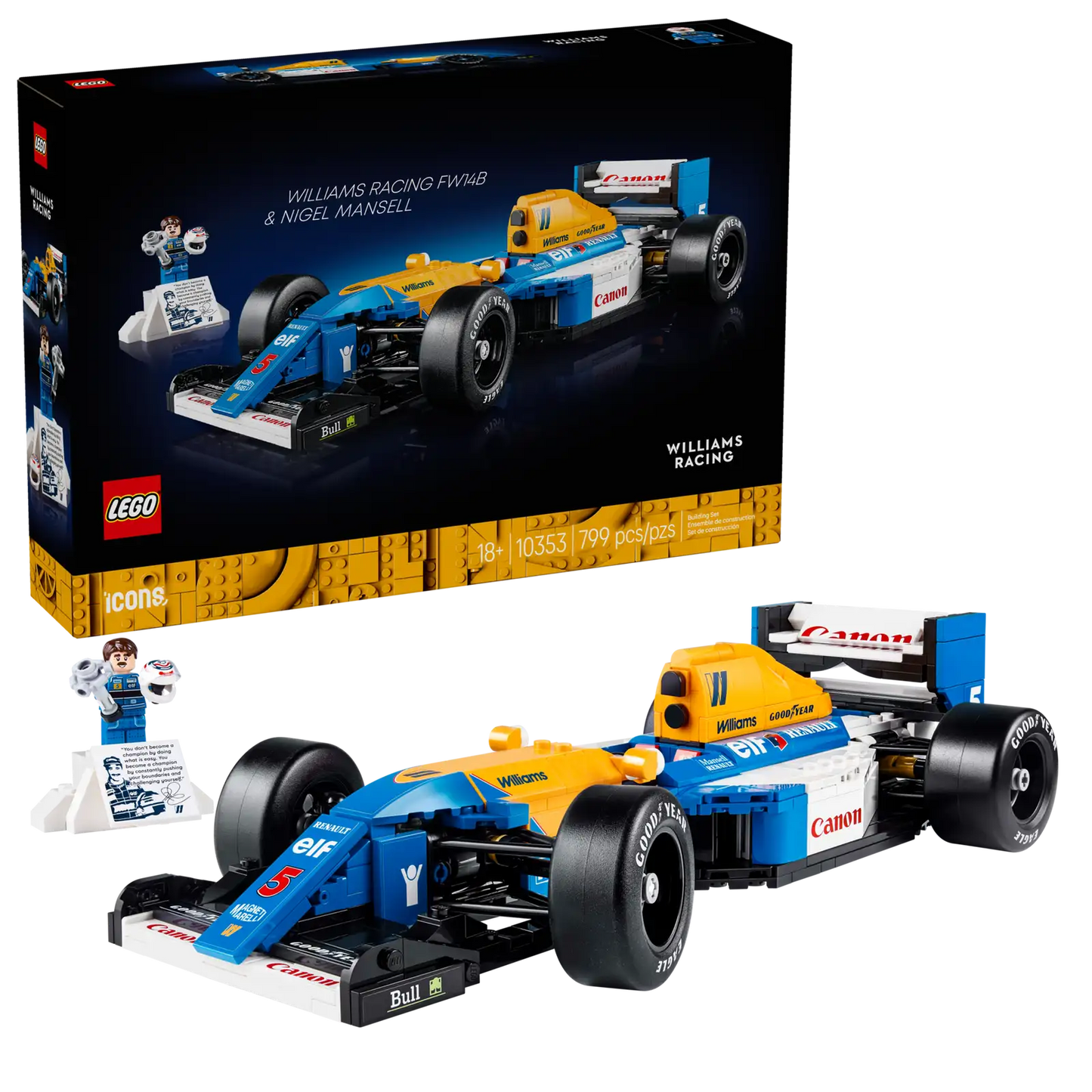 LEGO Williams Racing FW14B & Nigel Mansell 10353