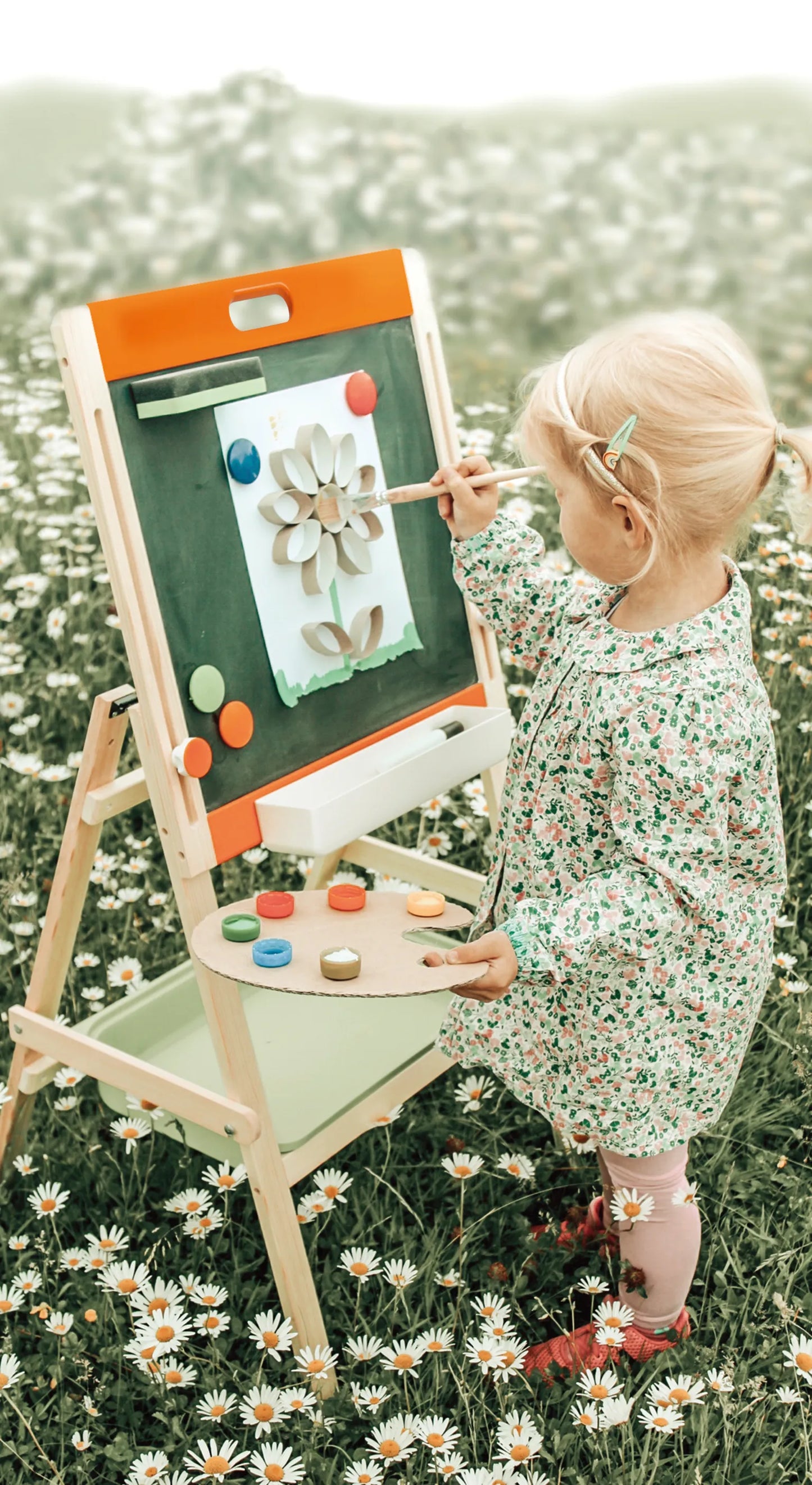 Chalk And Magnet Board, Small Foot