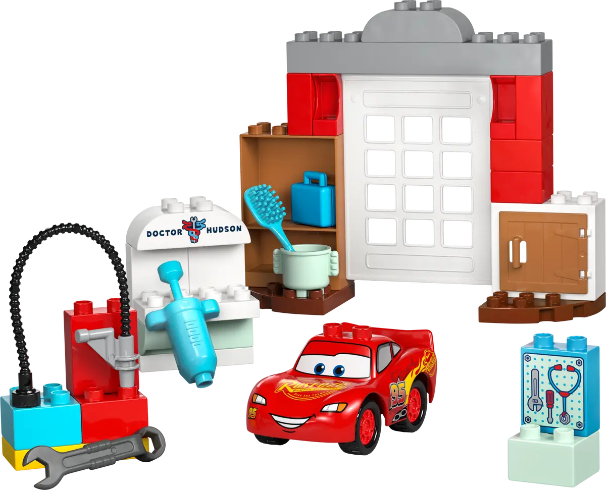 LEGO McQueen's Visit to Doc's Garage 10456