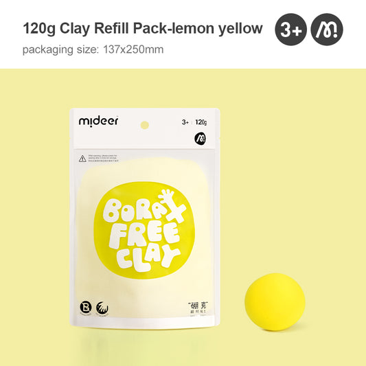 STEAM Clay- Lemon Yellow, Borax Free