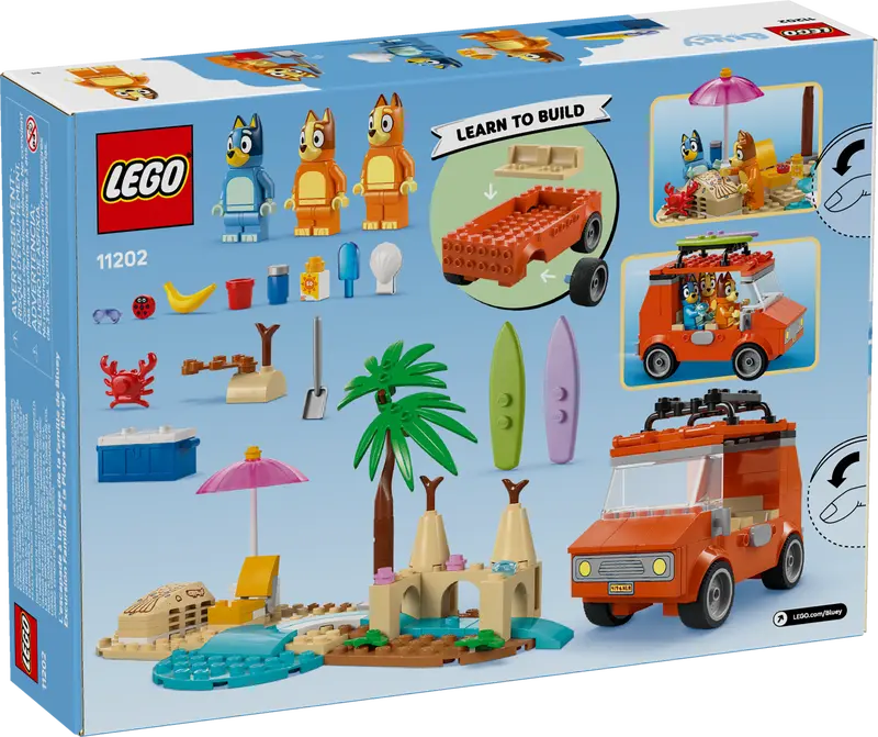 Bluey’s Beach & Family Car Trip 11202, LEGO