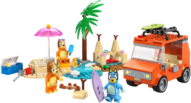 Bluey’s Beach & Family Car Trip 11202, LEGO