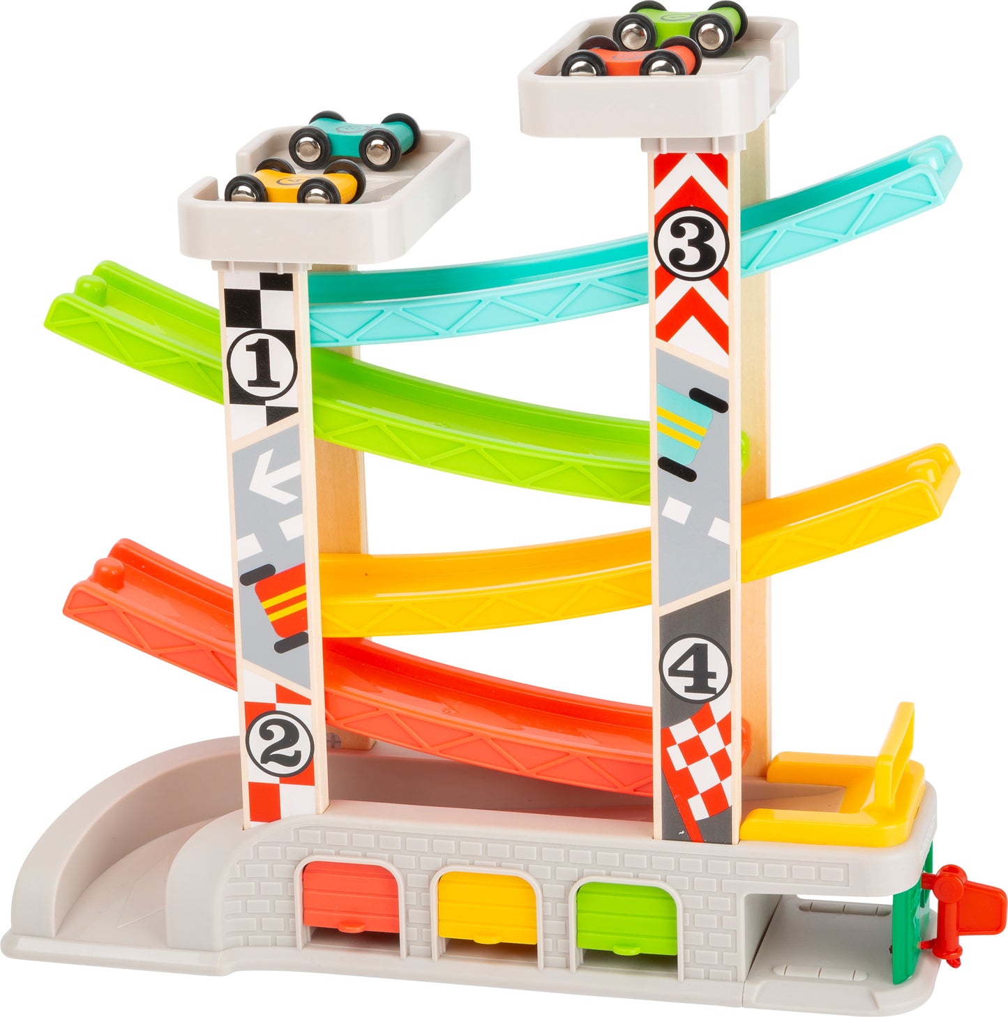 Race Track with Parking Level and Garages, Small foot