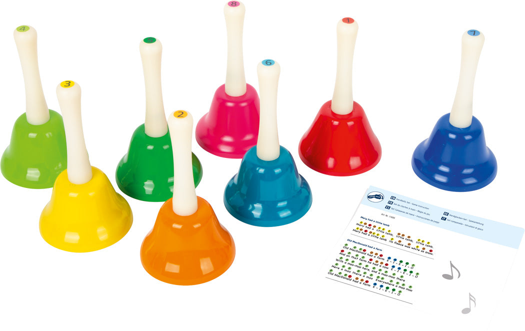 Two Hand Bells Handbells Set, Small foot – One Two Play