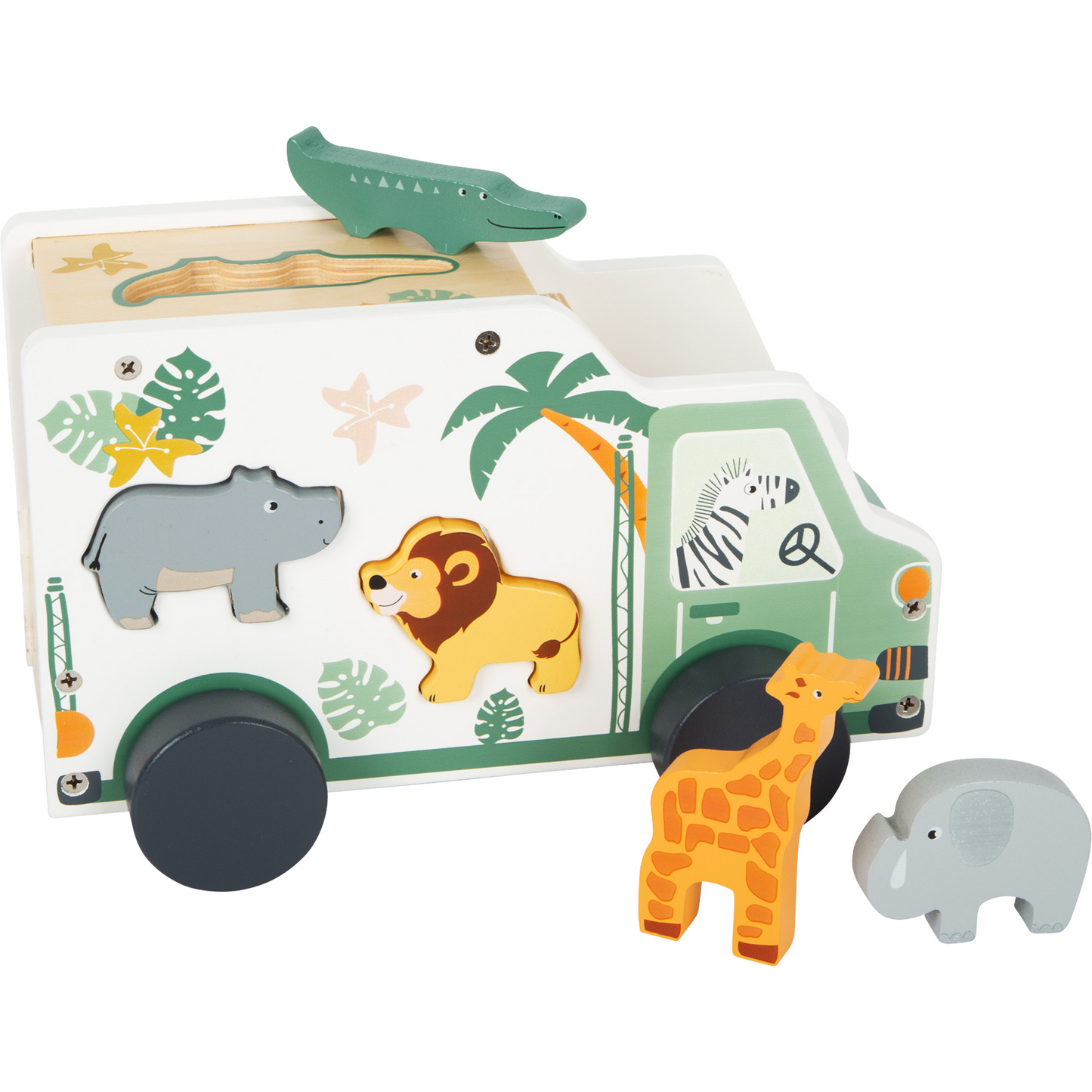 Toy Car Shape-Fitting Game "Safari", Small foot