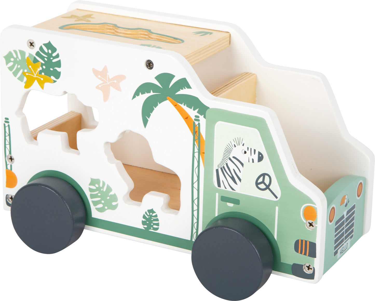 Toy Car Shape-Fitting Game "Safari", Small foot