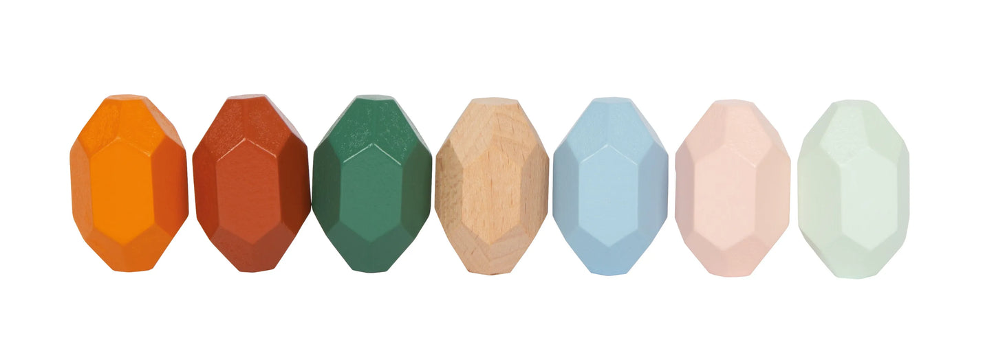 Montessori Wooden Balance Blocks, Small Foot