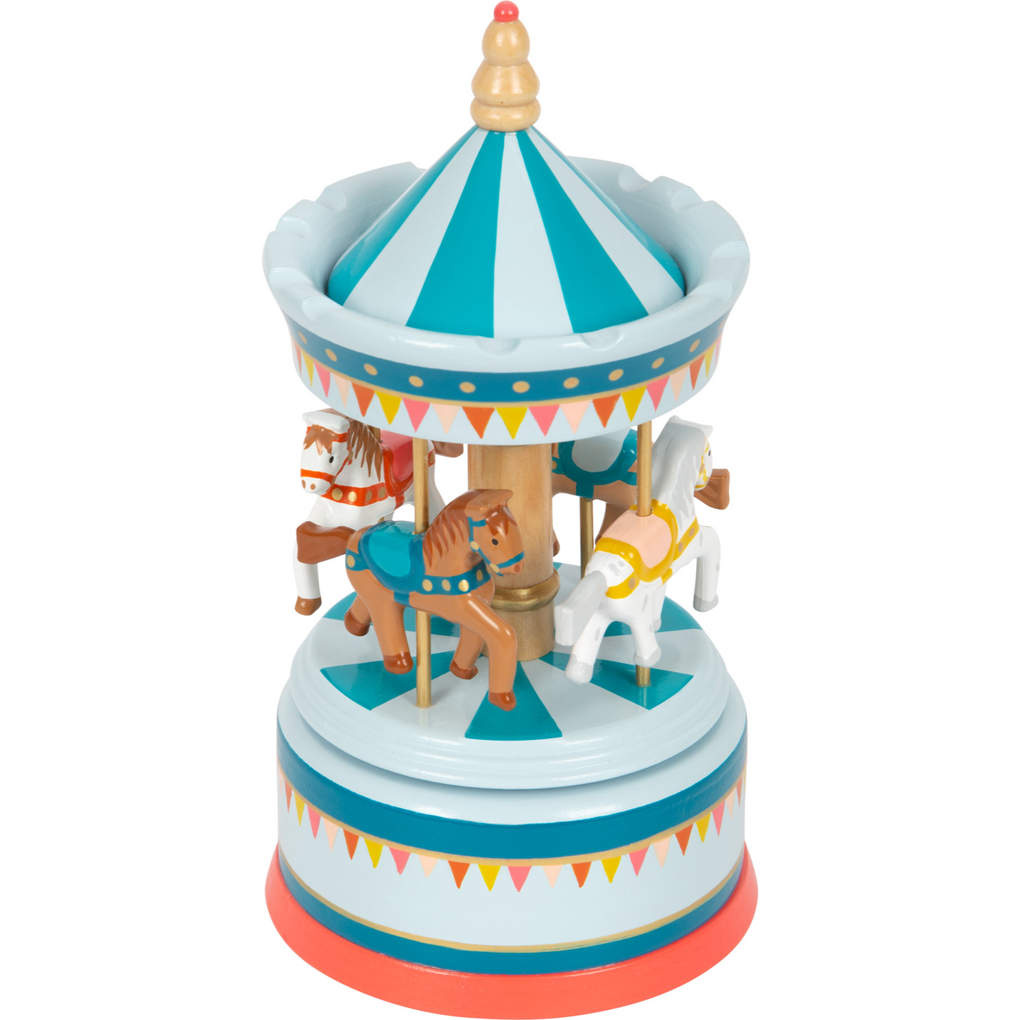 Musical Box Horse Carousel Circus, Small foot