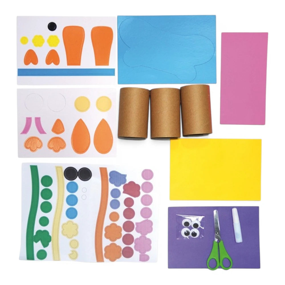 3D Paper Craft Kit for Kids 6+: Make Your Own Animals, Andreu Toys