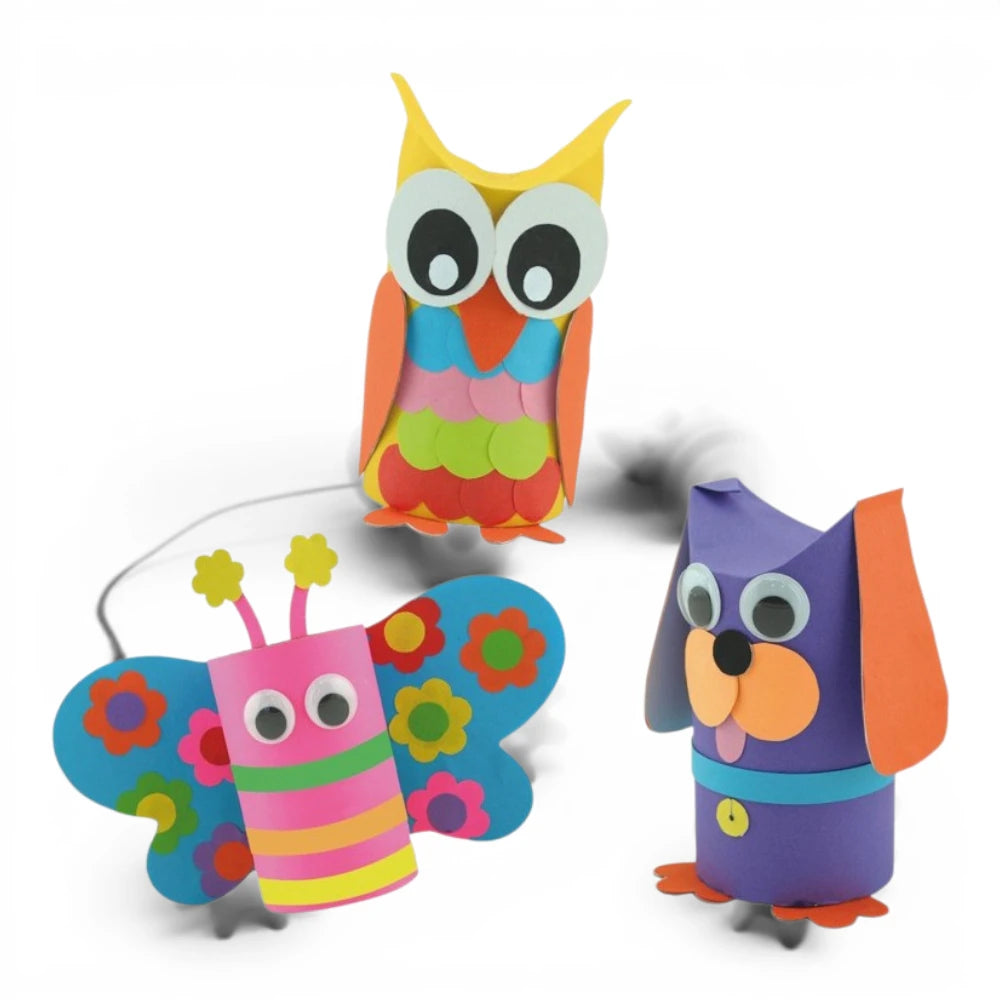 3D Paper Craft Kit for Kids 6+: Make Your Own Animals, Andreu Toys