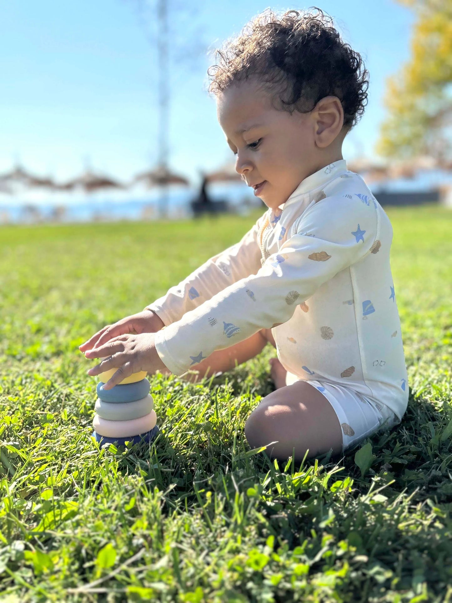 Silicone Stacking Tower, Small Foot