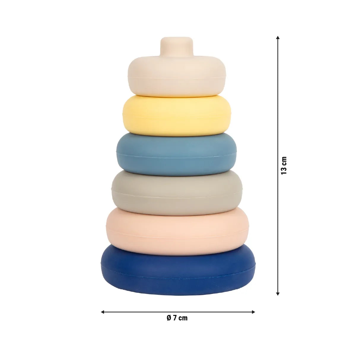 Silicone Stacking Tower, Small Foot