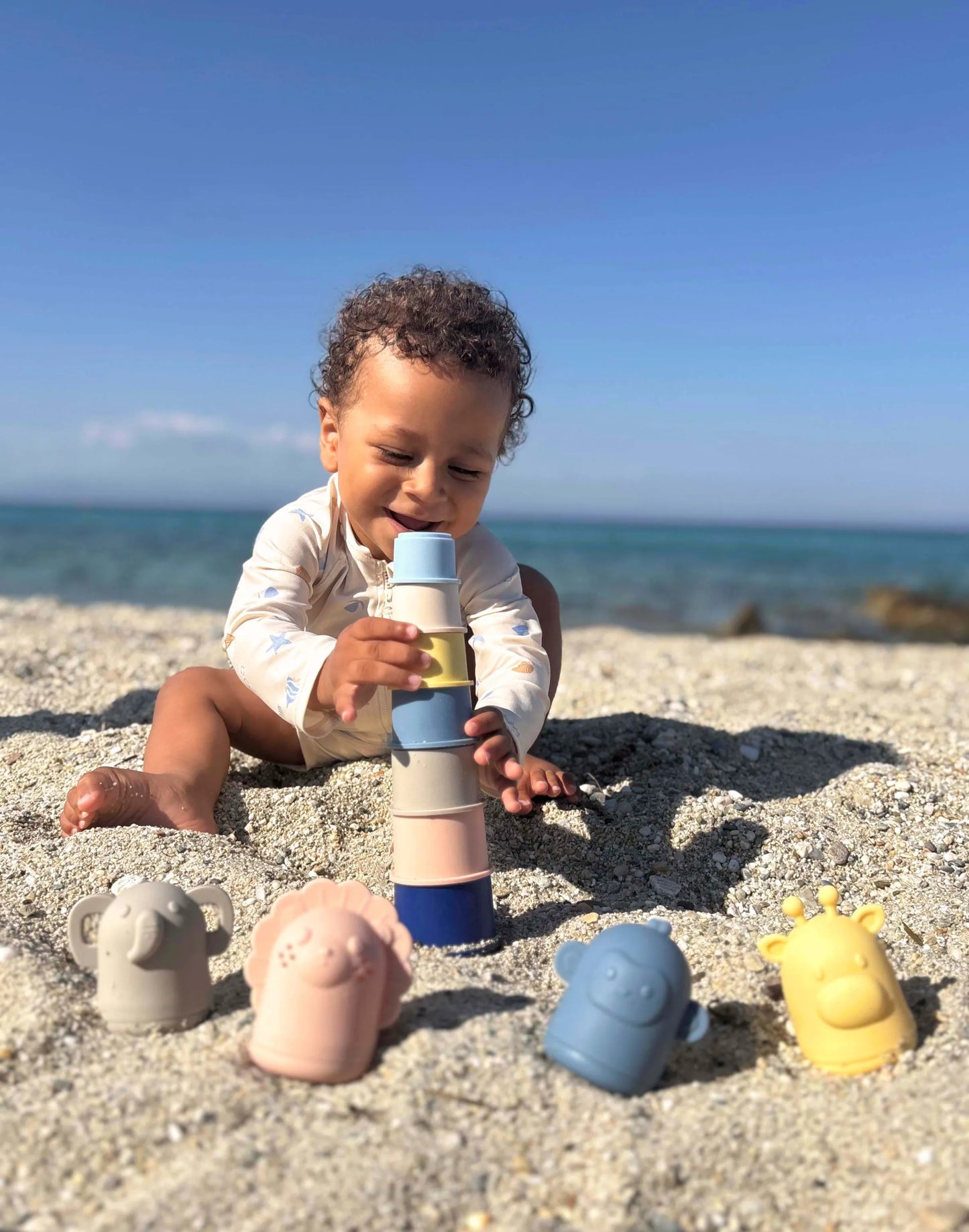 Silicone Stacking Cups, Small Foot