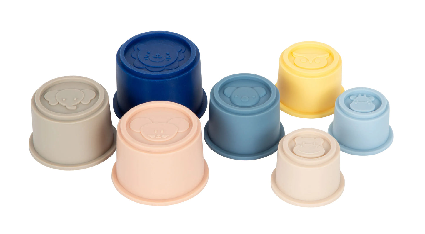 Silicone Stacking Cups, Small Foot