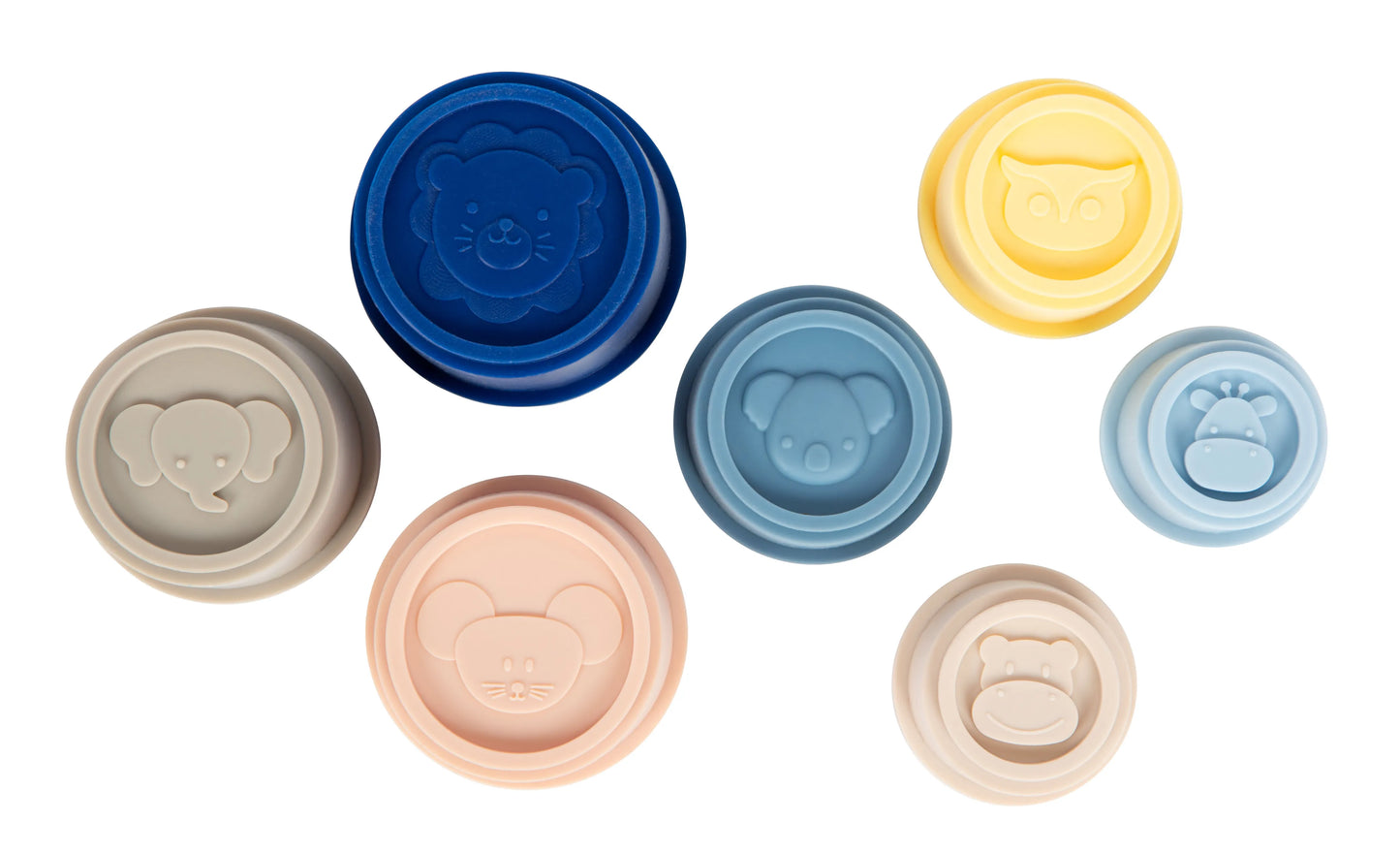 Silicone Stacking Cups, Small Foot