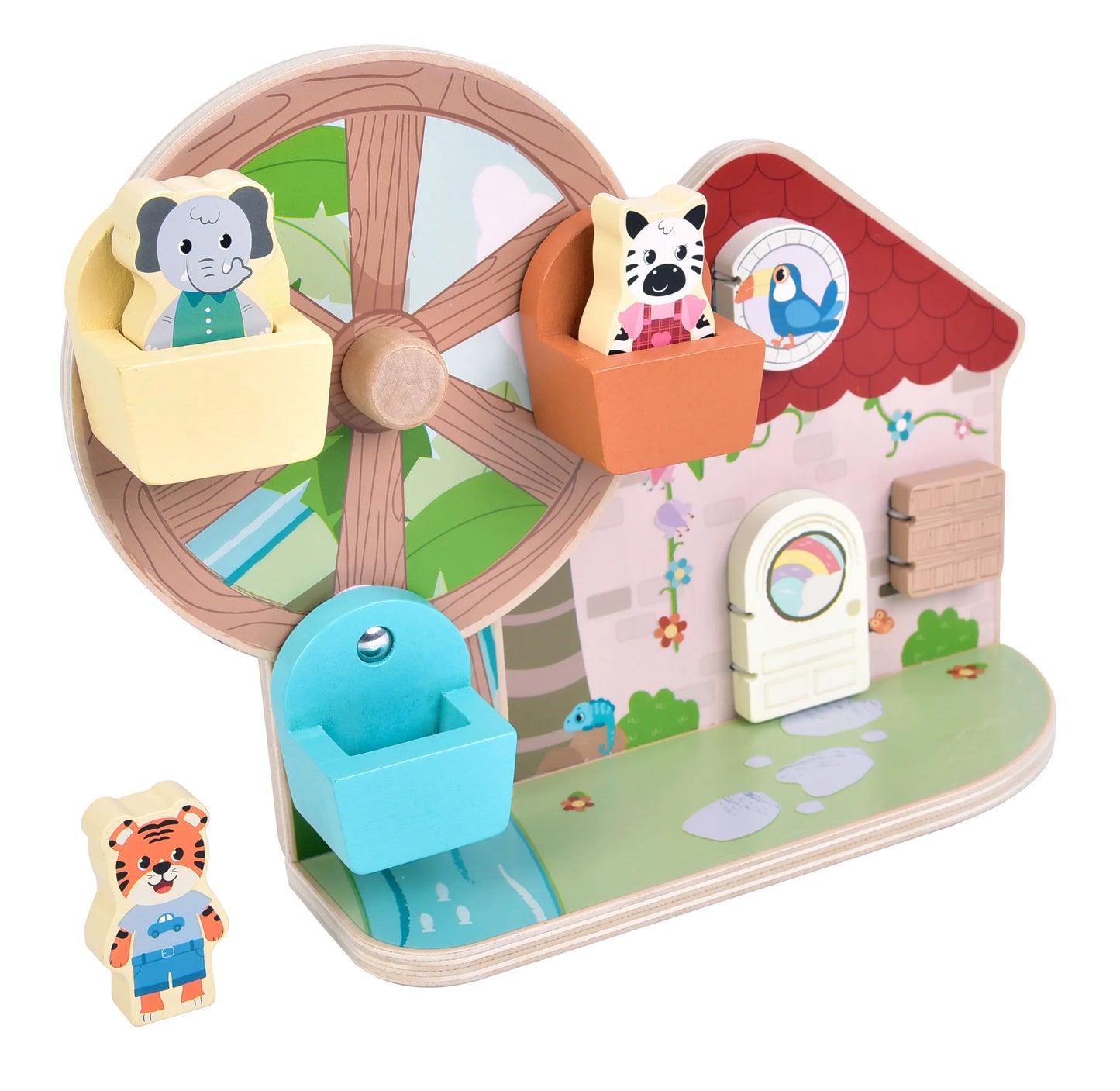 Ferris Wheel Motor Activity Toy: Jungle Friends, Small Foot