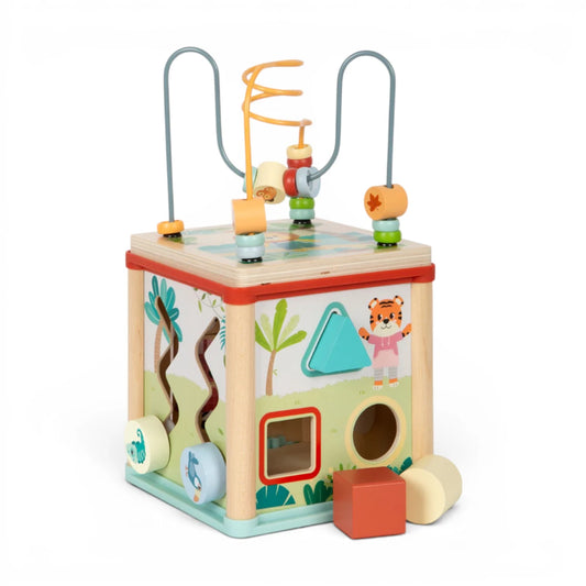 Motor Activity Cube: Jungle Friends, Small Foot