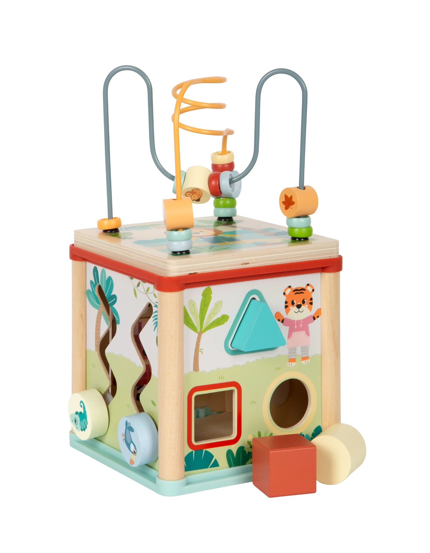 Motor Activity Cube: Jungle Friends, Small Foot