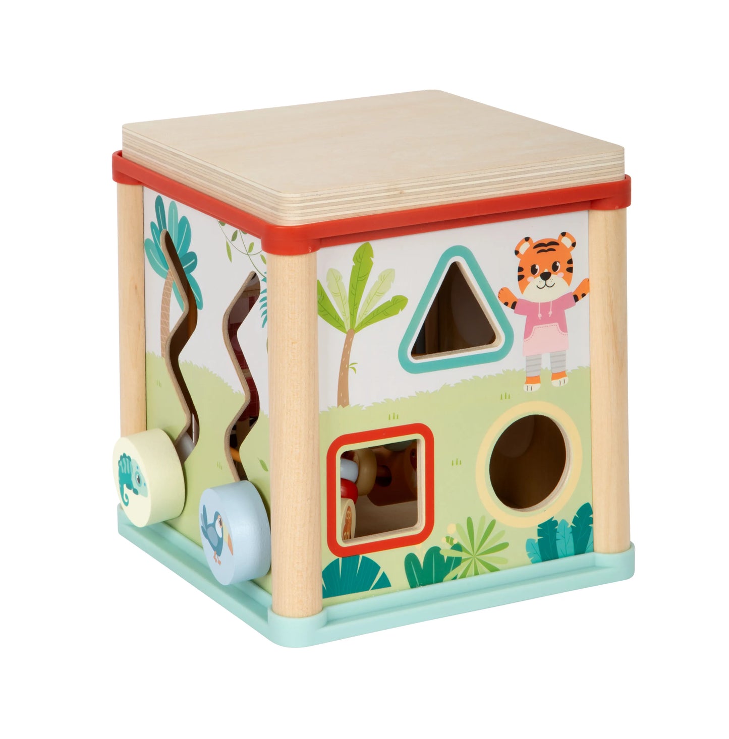 Motor Activity Cube: Jungle Friends, Small Foot