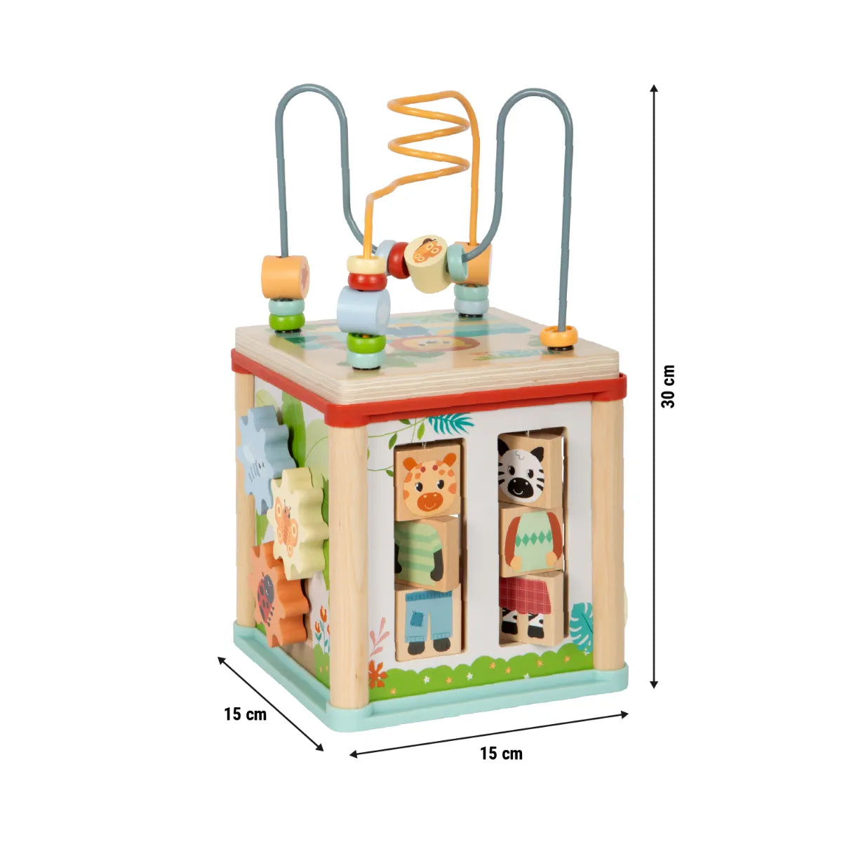 Motor Activity Cube: Jungle Friends, Small Foot