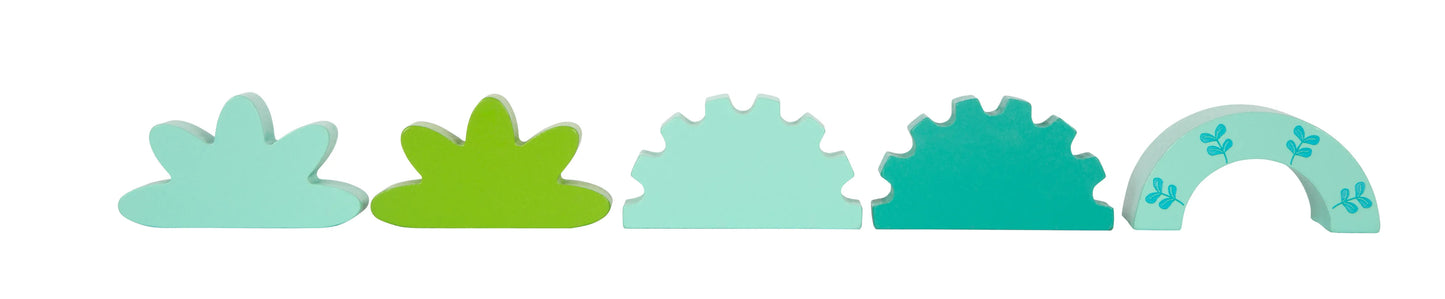 Wooden Building Blocks: Jungle Friends, Small Foot