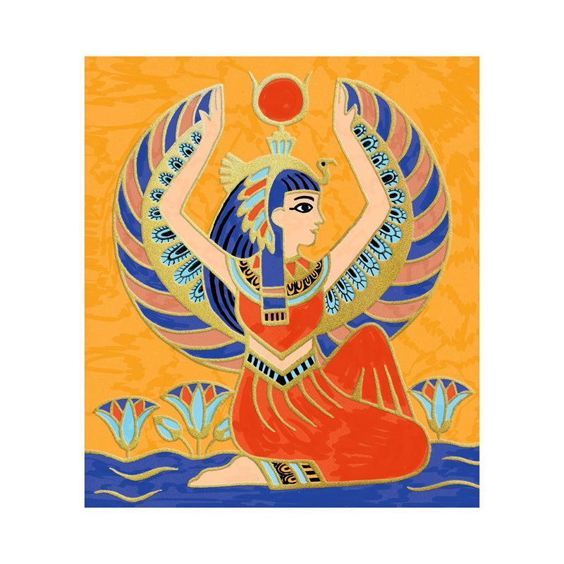 Egypt: Artistic Colour Set, Ancient Egyptian-Themed Colouring Kit 6+