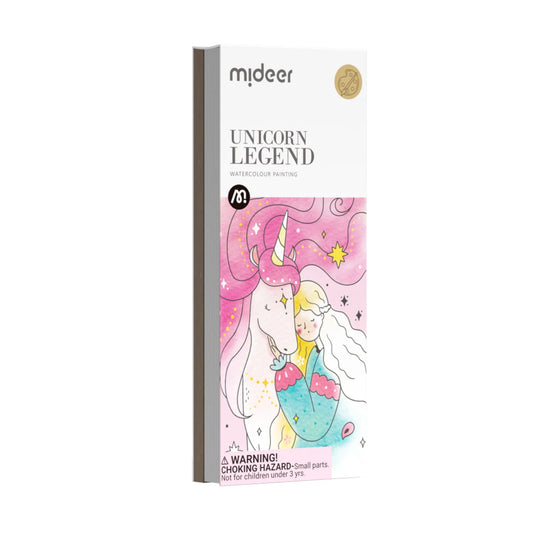 Watercolour Painting - UNICORN LEGEND, Mideer
