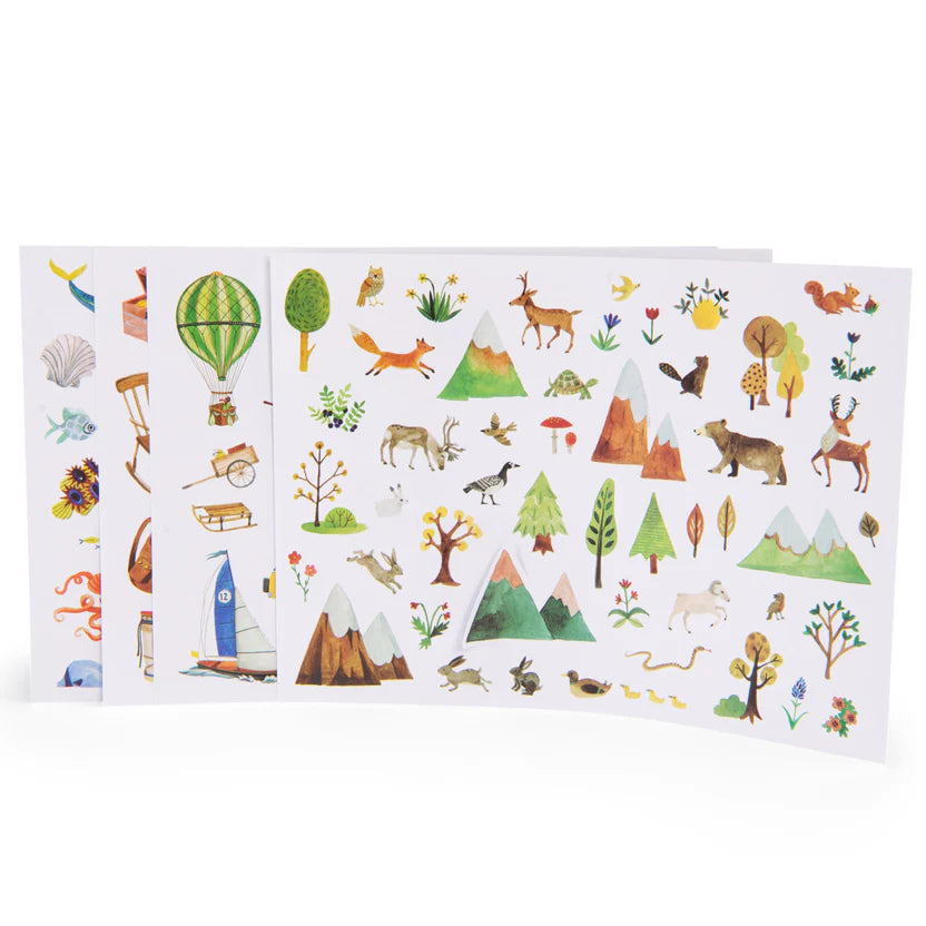 Assorted stickers packs: Le Jardin du Moulin, Moulin Roty