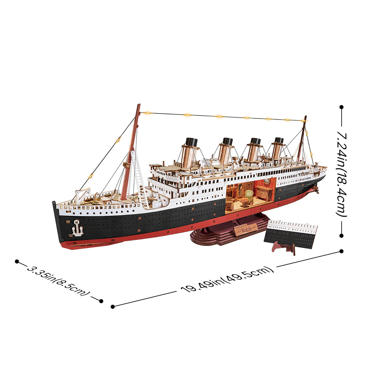 3D Wooden Puzzle: 1912·Eternal Atlantic Voyager TGL02, Rolife