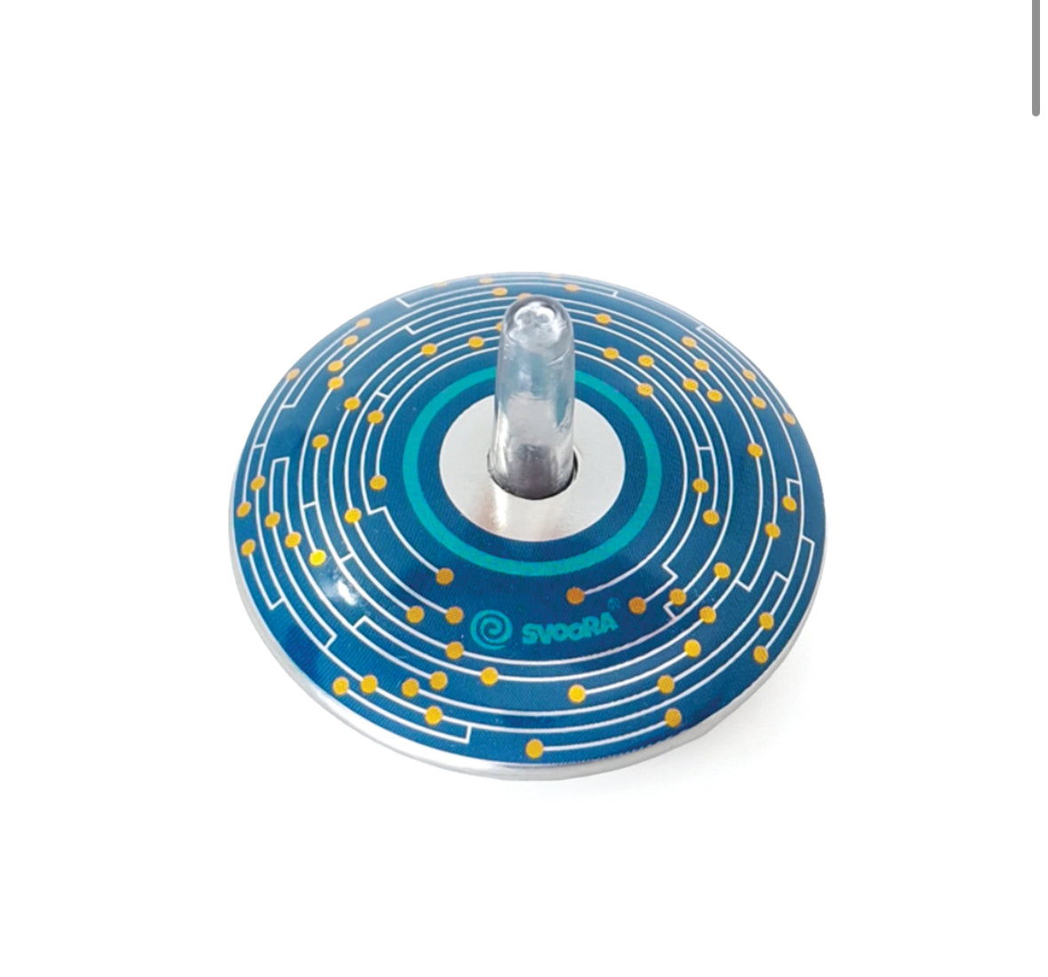 Mini Retro Spinning Tin Top Hitech in 3 designs