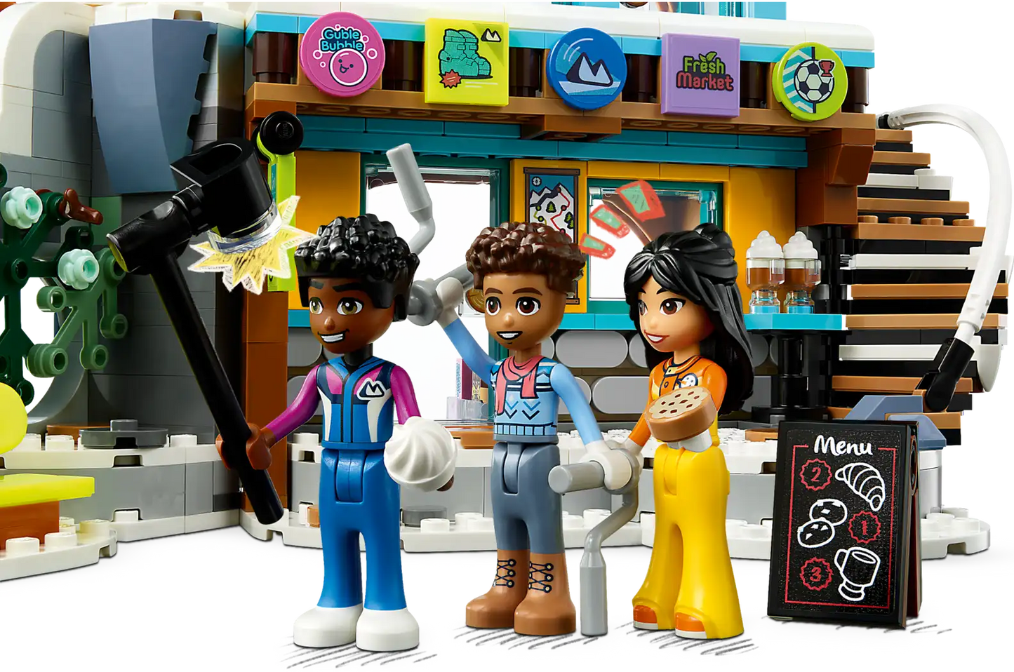 LEGO® Friends Holiday Ski Slope and Café 41756