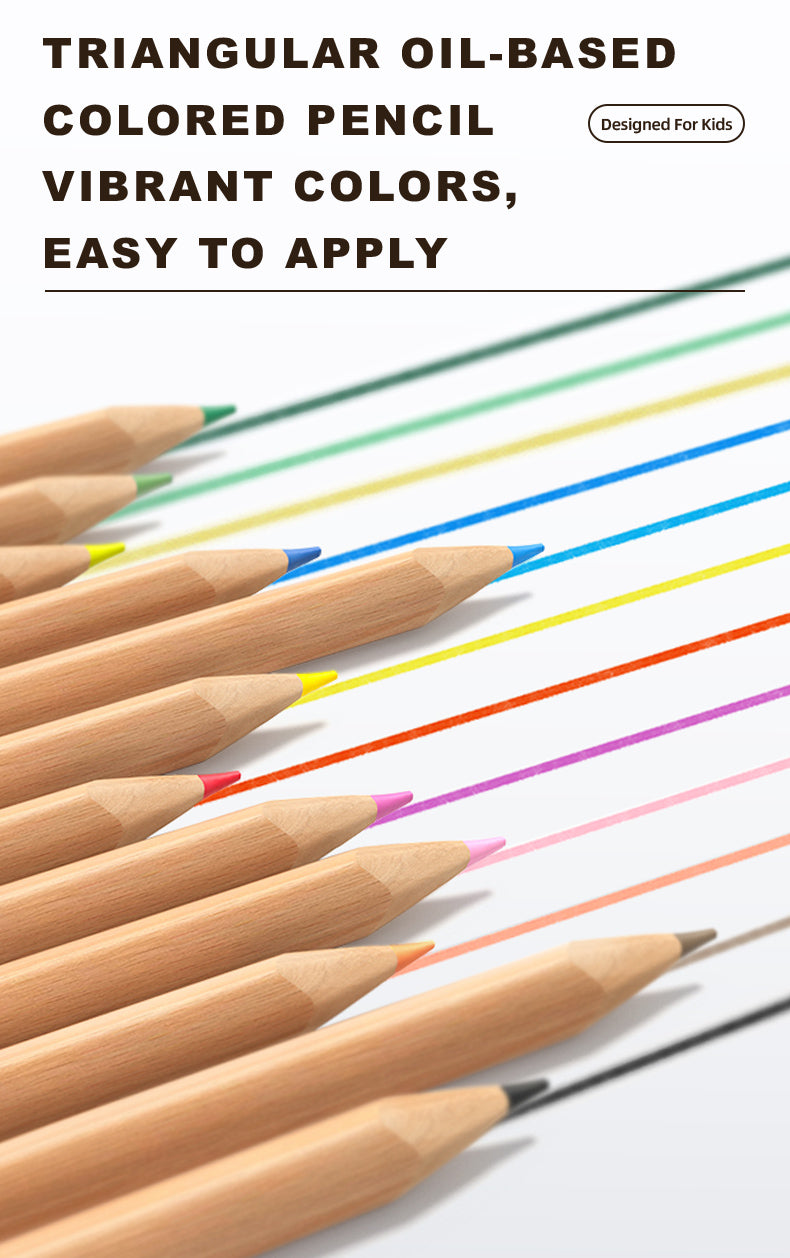 Vibrant Colored Pencil - 36 Colors Mideer
