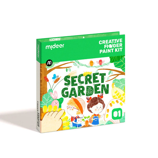 Creative finger paint kit - Secret Garden, Mideer