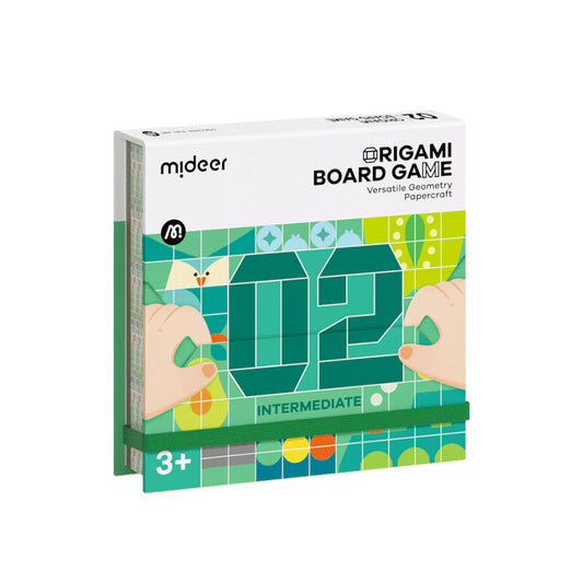 Origami Board Game - Versatile Geometry Papercraft (Intermediate), Mideer