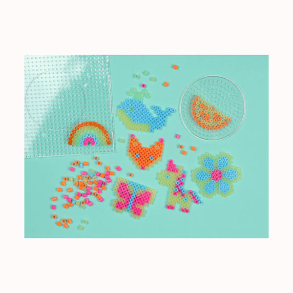 My artistic kit: Fuse beads glow in the dark, AUZOU