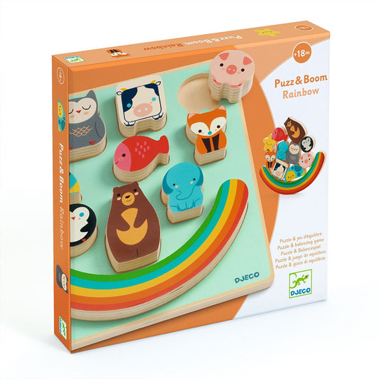 Djeco Relief puzzles Puzz & Boom Rainbow